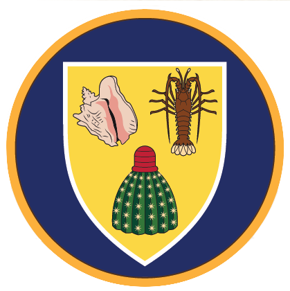 Turks and Caicos Islands flag symbol